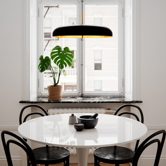 Shelby takpendel Ø50-Takpendler-By Rydens-Gull / Svart-Brs-4202160-4002-Lightup.no