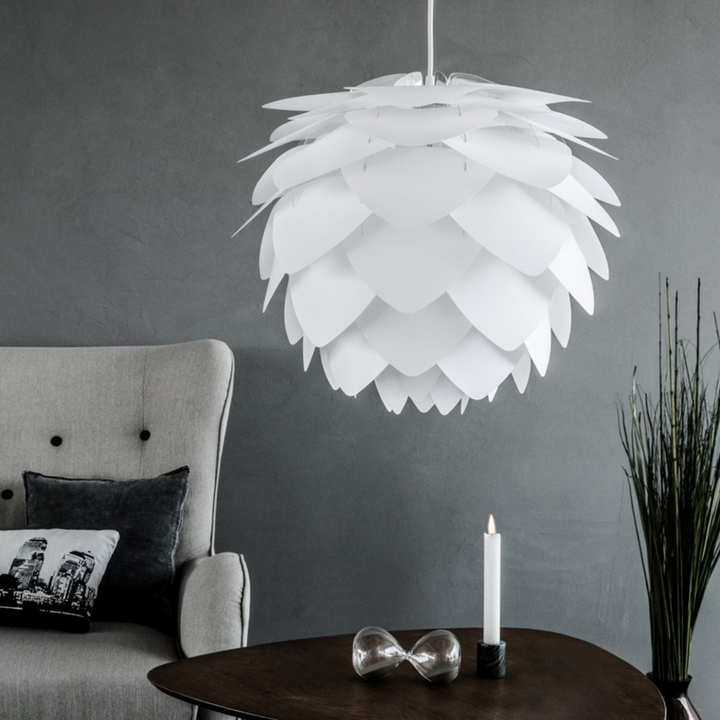 Silvia lampeskjerm-Takpendler-Umage-Hvit-2007-Lightup.no