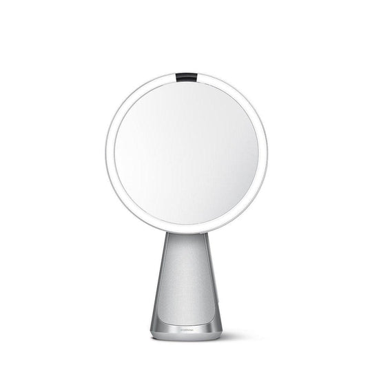 Simplehuman sminkespeil med lys, sensor og høyttaler-Baderomsbelysning sminkespeil-Simplehuman-ST3044-Lightup.no