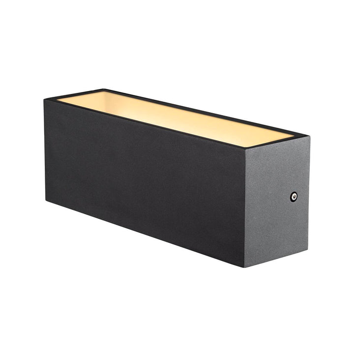 Sitra L vegglampe utendørs opp/ned 24W 3000/4000 Kelvin IP65-Utebelysning vegg opp og ned-Slv-Antrasitt-slv-1005155-Lightup.no