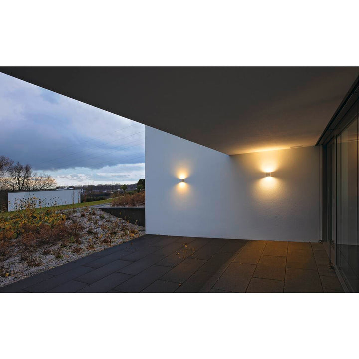 Sitra cube vegglampe utendørs opp/ned IP44-Utebelysning vegg opp og ned-Slv-Antrasitt-slv-232535-Lightup.no