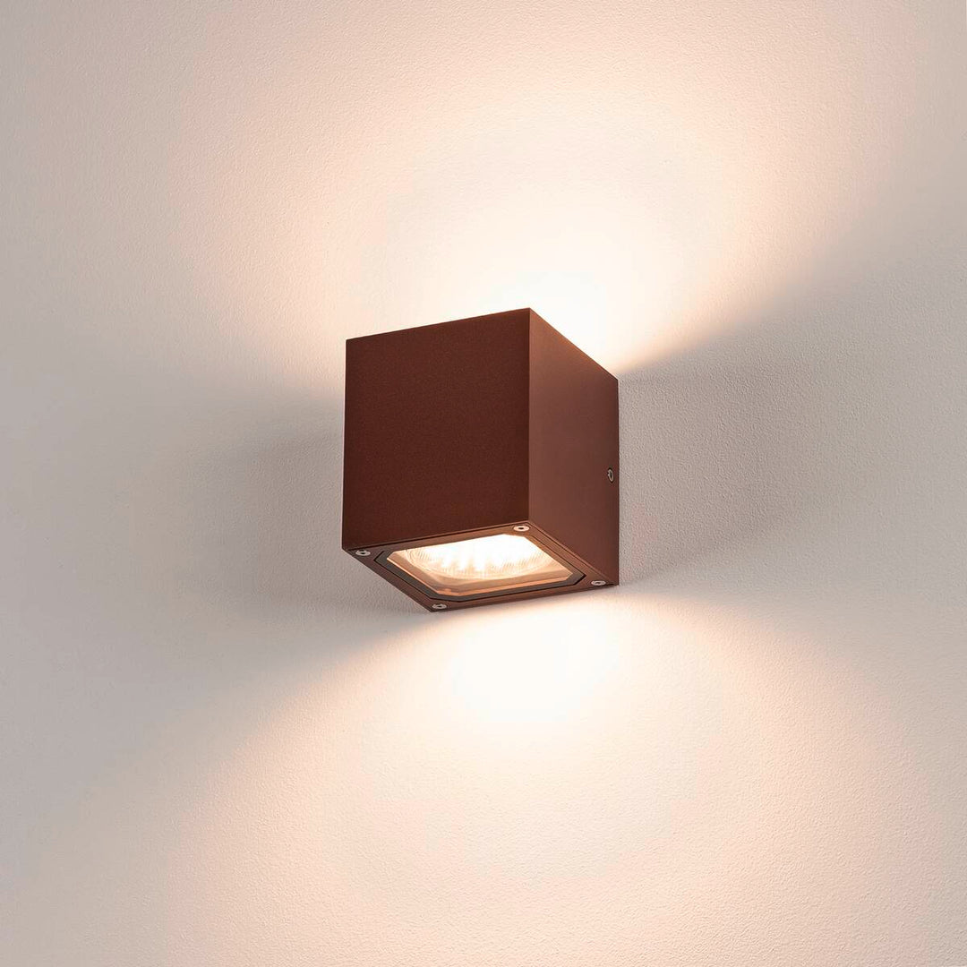 Sitra cube vegglampe utendørs opp/ned IP44-Utebelysning vegg opp og ned-Slv-Antrasitt-slv-232535-Lightup.no