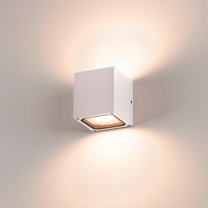Sitra cube vegglampe utendørs opp/ned IP44-Utebelysning vegg opp og ned-Slv-Antrasitt-slv-232535-Lightup.no