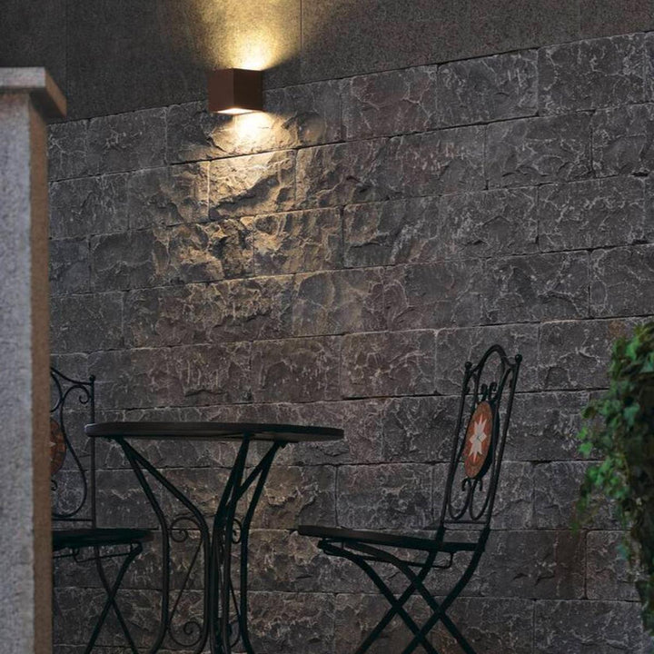 Sitra cube vegglampe utendørs opp/ned IP44-Utebelysning vegg opp og ned-Slv-Antrasitt-slv-232535-Lightup.no