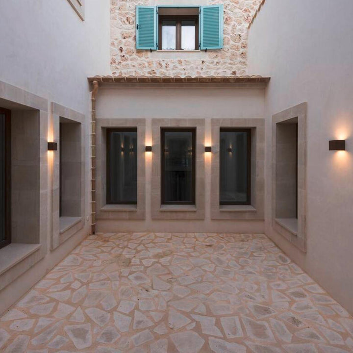 Sitra cube vegglampe utendørs opp/ned IP44-Utebelysning vegg opp og ned-Slv-Antrasitt-slv-232535-Lightup.no