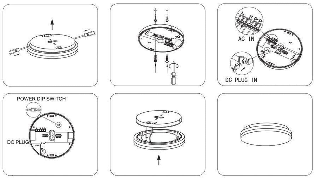 Slice Circle 220 taklampe IP54 2700/3000 Kelvin 10/15W Dimbar - Hvit-Taklamper-NorDesign-Hvit-872209115v2-Lightup.no