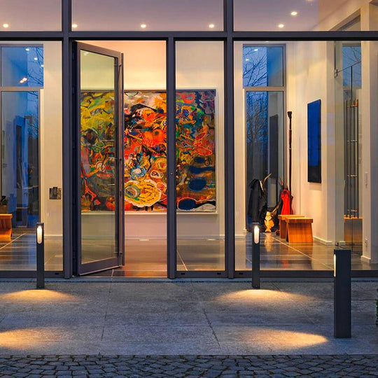 Slotbox pullert 70 cm 8W 3000 Kelvin IP44-Utebelysning pullert-Slv-Antrasitt-slv-232145-Lightup.no