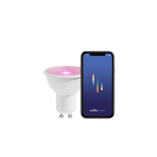 Smartpære GU10 5,4 Watt - Smart Colour-LED-pære GU10-Nordlux-2170081000-Lightup.no