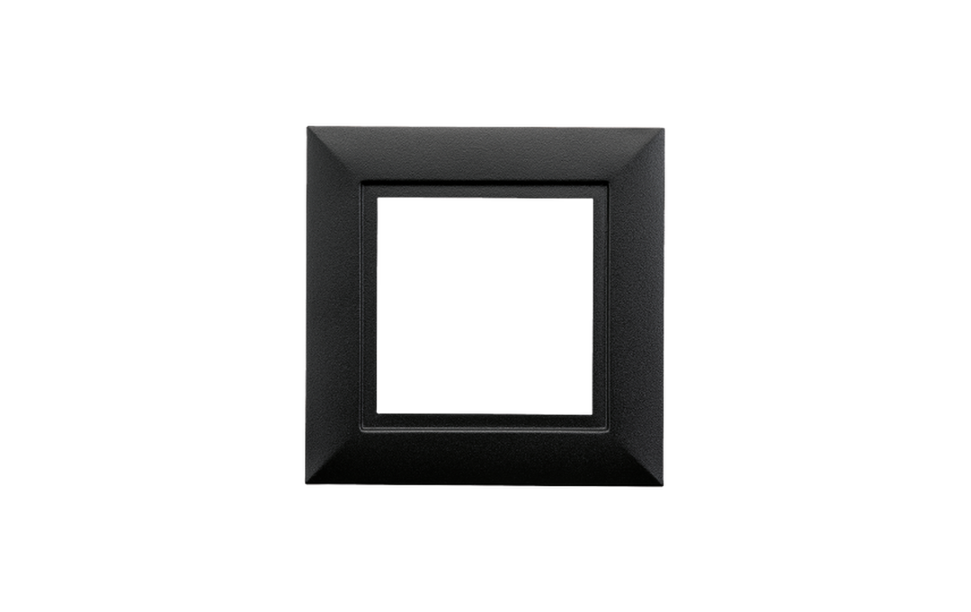 Soft Square ramme for 1 spot-Elektro tilbehør lamper-Sg Armaturen As-Svart-3201115-Lightup.no