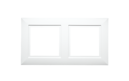 Soft Square ramme for 2 spotter-Elektro tilbehør lamper-Sg Armaturen As-Hvit-3201114-Lightup.no