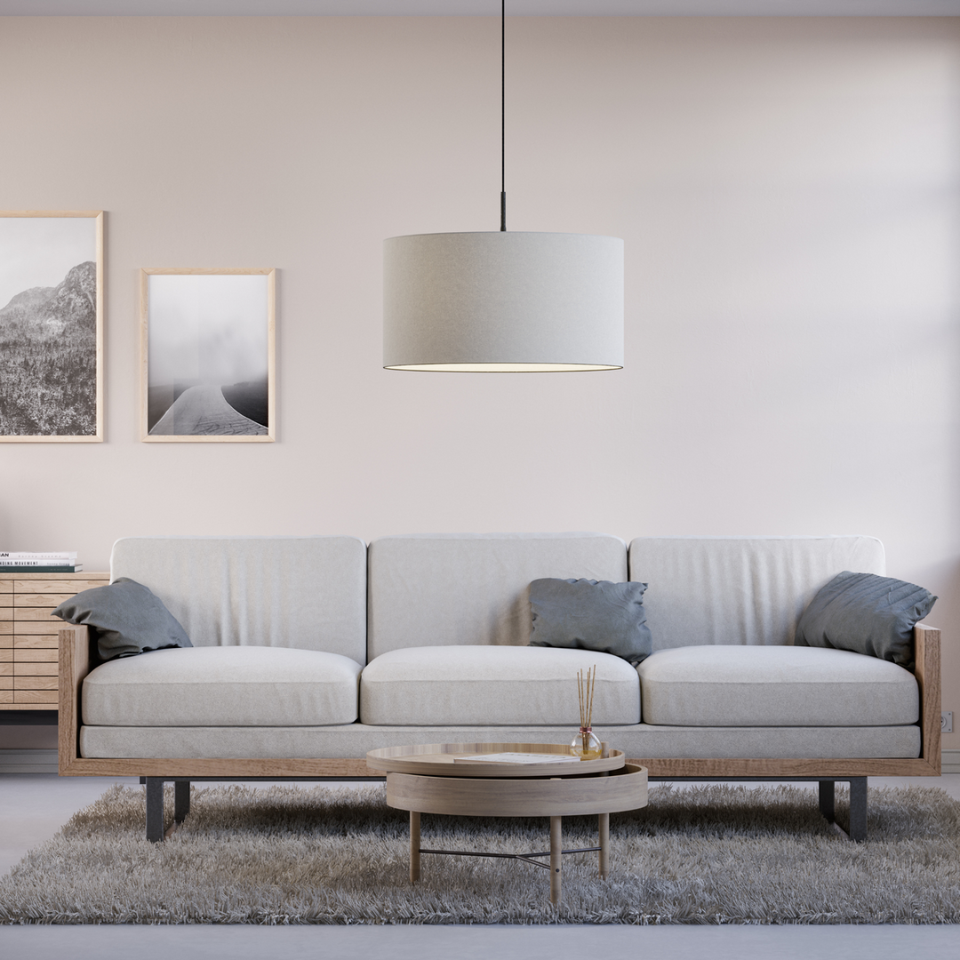 Soft takpendel 57 cm E27-Takpendler-Belid-Blå ull-1669743-Lightup.no