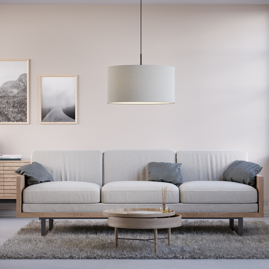 Soft takpendel 57 cm E27-Takpendler-Belid-Blå ull-1669743-Lightup.no
