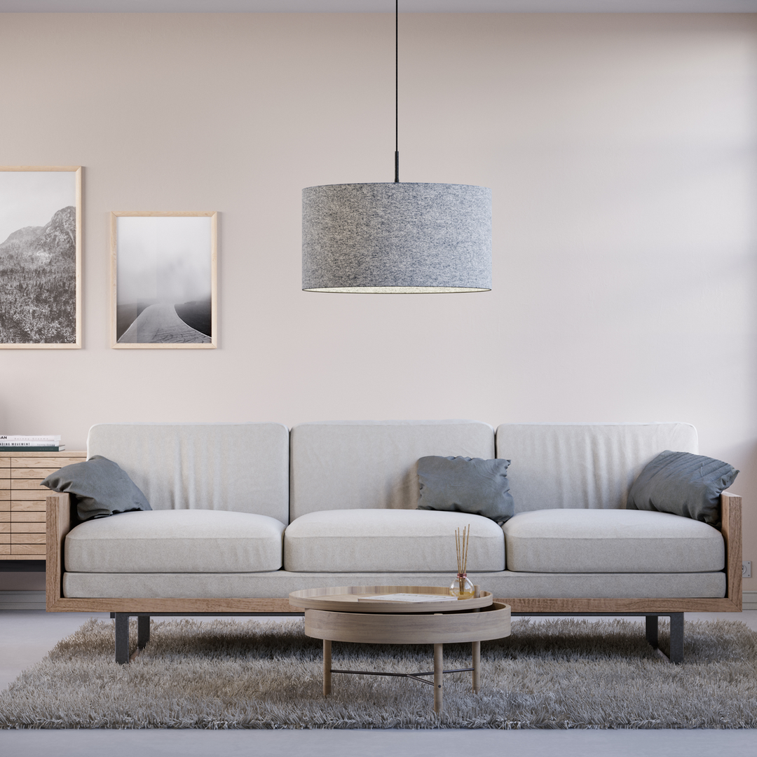 Soft takpendel 57 cm E27-Takpendler-Belid-Blå ull-1669743-Lightup.no