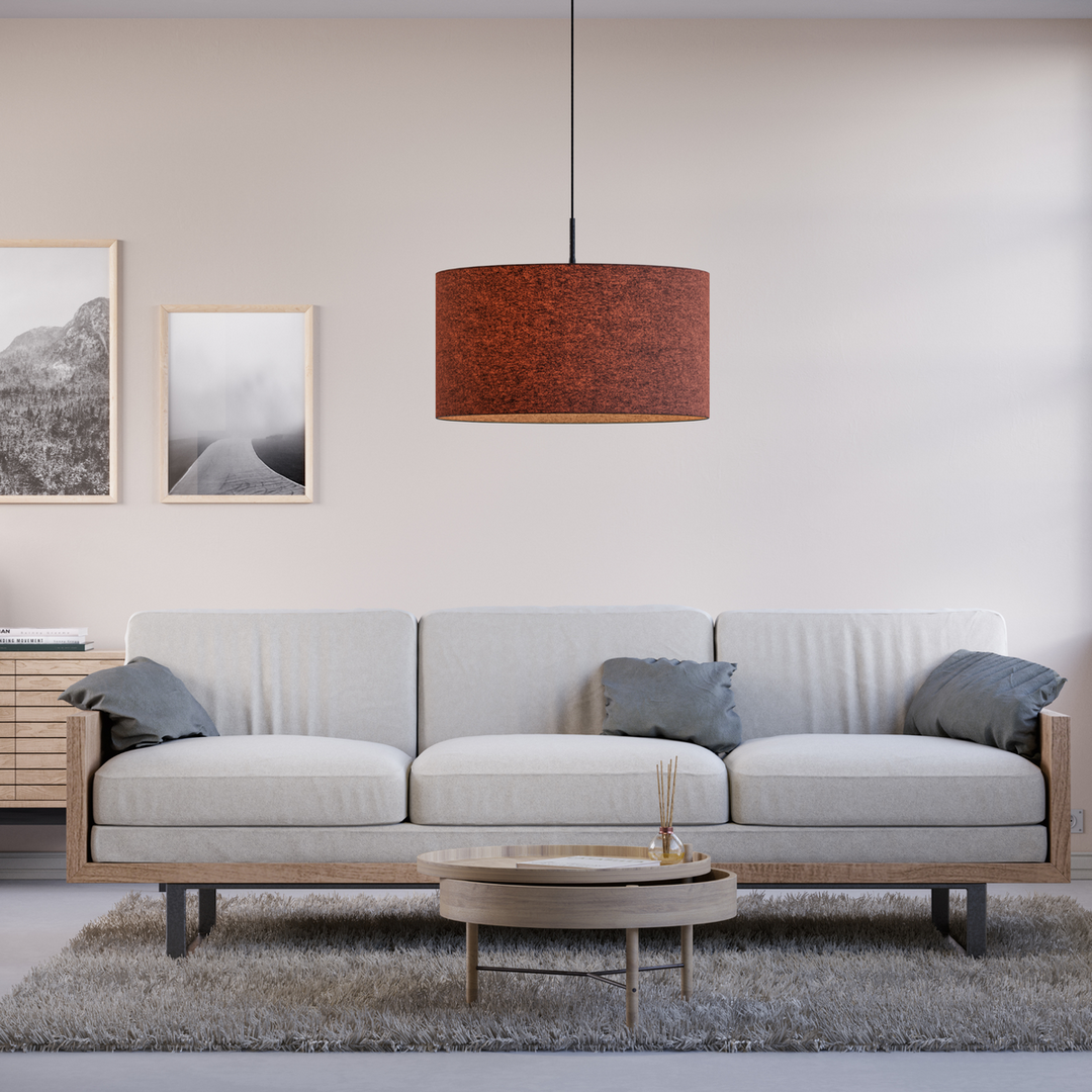 Soft takpendel 57 cm E27-Takpendler-Belid-Blå ull-1669743-Lightup.no