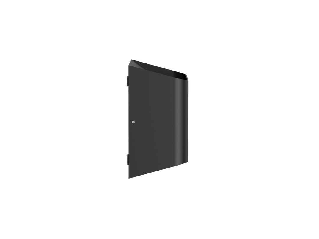 Søgne vegglampe utendørs opp/ned lys IP44 10W m/dobbel stikkontakt - Dimbar-Utebelysning vegg opp og ned-Aneta Lighting-Svart-AP-3102560-Lightup.no