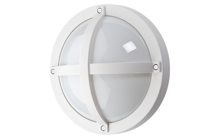 Solo vegglampe 11,5W 3000K dimbar-Utebelysning vegg veggskjold-Sg Armaturen As-Hvit-3104636-Lightup.no
