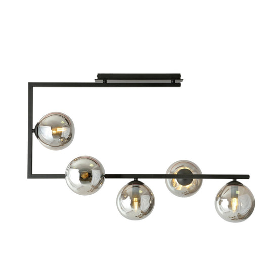 Soma taklampe 5-lys-Taklamper-Emibig-Svart/Røykfarget-1290/5-Lightup.no