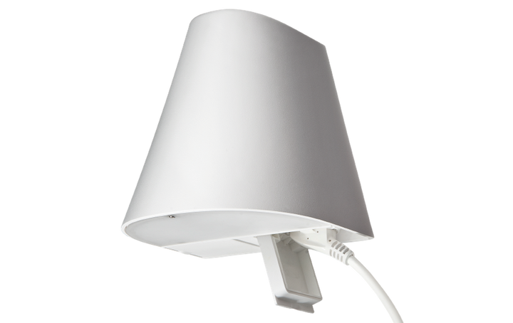 Spike 920 lumen 11W LED + opplys 6W - Skumringssensor og stikkontakt - Hvit-Utebelysning vegg opp og ned-Sg Armaturen As-Hvit-3100033-Lightup.no