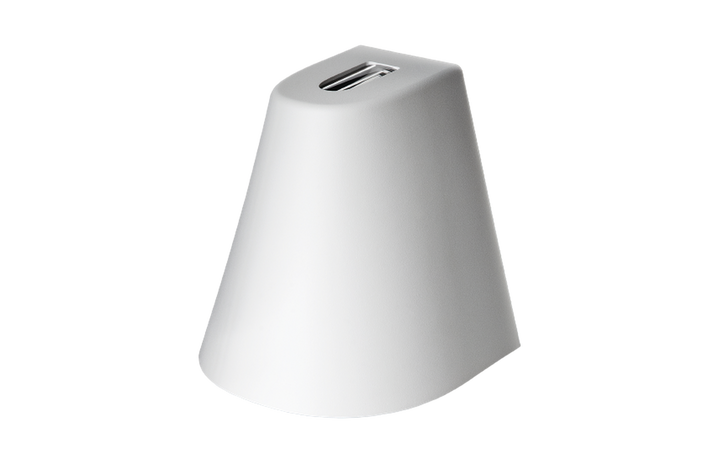 Spike 920 lumen 11W LED + opplys 6W - Skumringssensor og stikkontakt - Hvit-Utebelysning vegg opp og ned-Sg Armaturen As-Hvit-3100033-Lightup.no