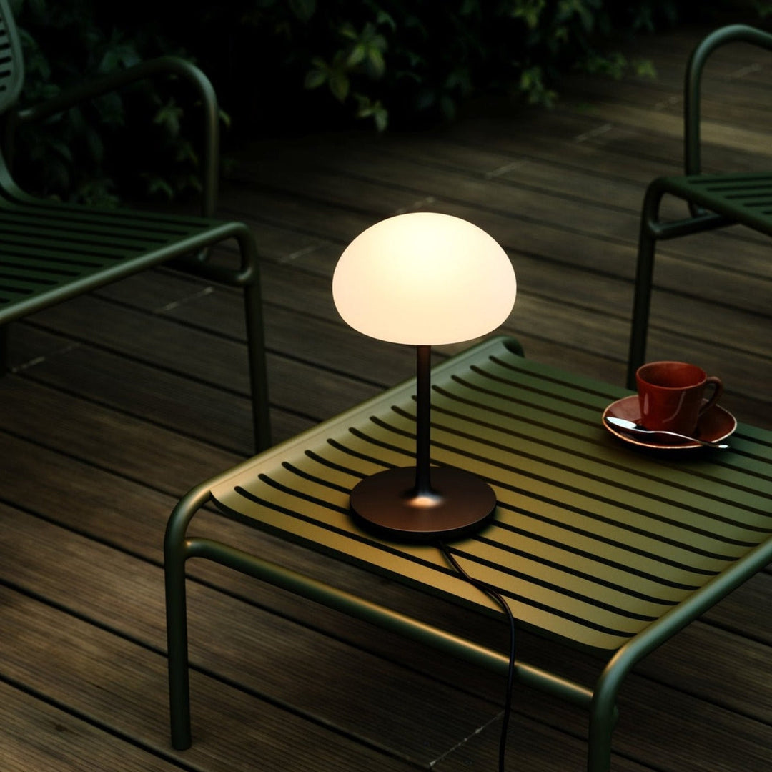 Sponge On A Stick oppladbar batterilampe IP44 3-steg dim-Bordlamper-Nordlux-Svart-2320715003-Lightup.no