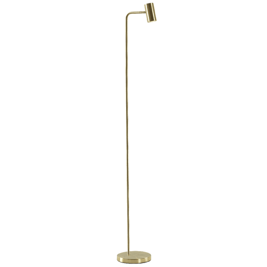Stockholm gulvlampe 5W 3000 Kelvin 147 cm-Gulvlamper-Ms - belysning-Messing-3100002669-Lightup.no