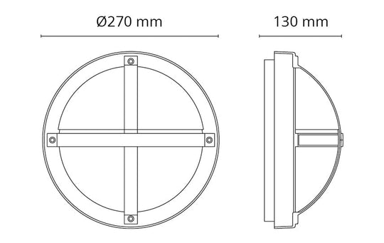 Tanto vegglampe 11,5W 3000K dimbar-Utebelysning vegg veggskjold-Sg Armaturen As-Svart-3104646-Lightup.no