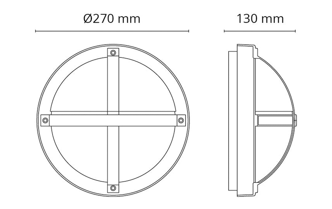 Tanto vegglampe 11,5W 3000K dimbar-Utebelysning vegg veggskjold-Sg Armaturen As-Svart-3104646-Lightup.no