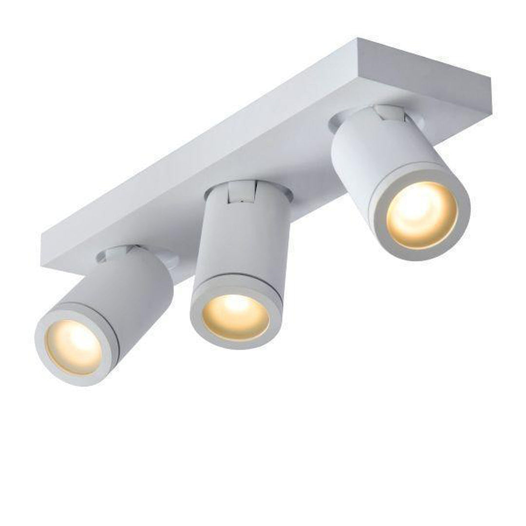 Taylor spot 3 lys IP44 baderom warm to dim 3x5W 2200-3000K-Taklamper-Lucide-Svart-LC09930/15/30-Lightup.no