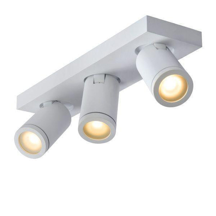 Taylor spot 3 lys IP44 baderom warm to dim 3x5W 2200-3000K-Taklamper-Lucide-Svart-LC09930/15/30-Lightup.no