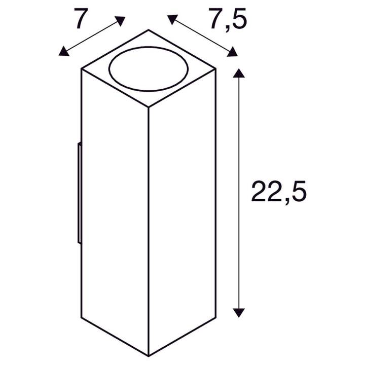 Theo vegglampe utendørs opp/ned IP44-Utebelysning vegg opp og ned-Slv-Antrasitt-slv-229535-Lightup.no