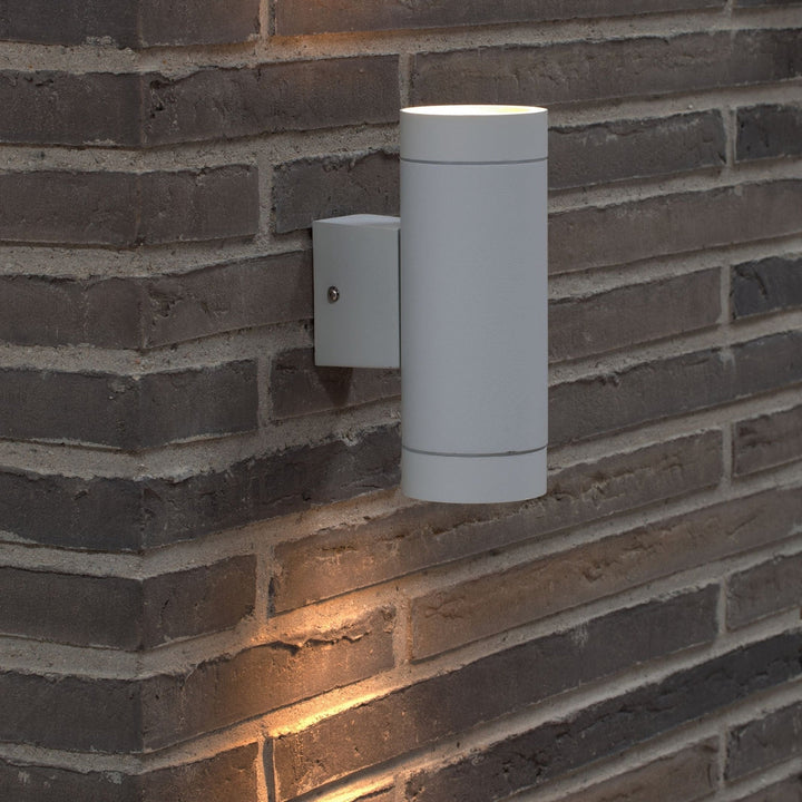 Tin maxi duo vegglampe utendørs IP54-Utebelysning vegg opp og ned-Nordlux-Hvit-21519901-Lightup.no