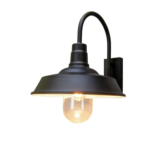 Trapani vegglampe utendørs IP44-Utebelysning vegg klassisk-Konstsmide-Svart-7354-750-Lightup.no