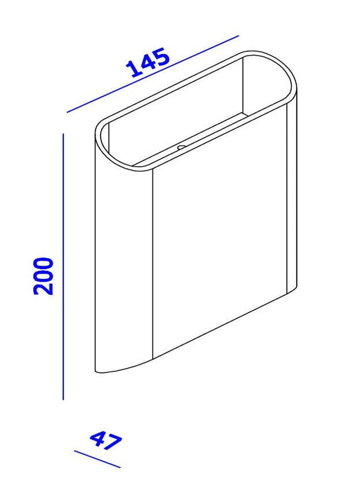 Trem K2 vegglampe 2 x 6W 3000 Kelvin - Dimbar-Utebelysning vegg opp og ned-NorDesign-Svart-209092605-Lightup.no