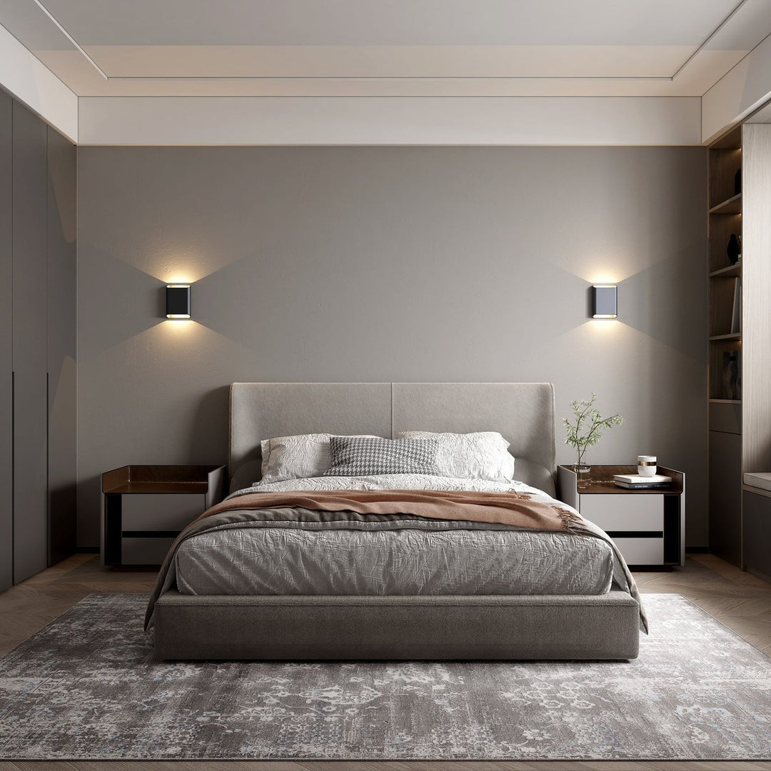 Trem K2 vegglampe 2 x 6W 3000 Kelvin - Dimbar-Utebelysning vegg opp og ned-NorDesign-Svart-209092605-Lightup.no