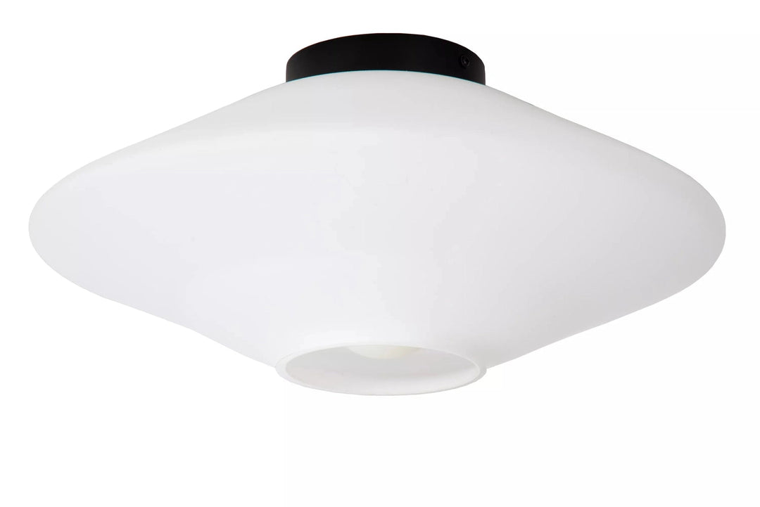 Trevor taklampe 42 cm - Svart/Opal-Taklamper-Lucide-Svart / Opal-LC25114/42/61-Lightup.no