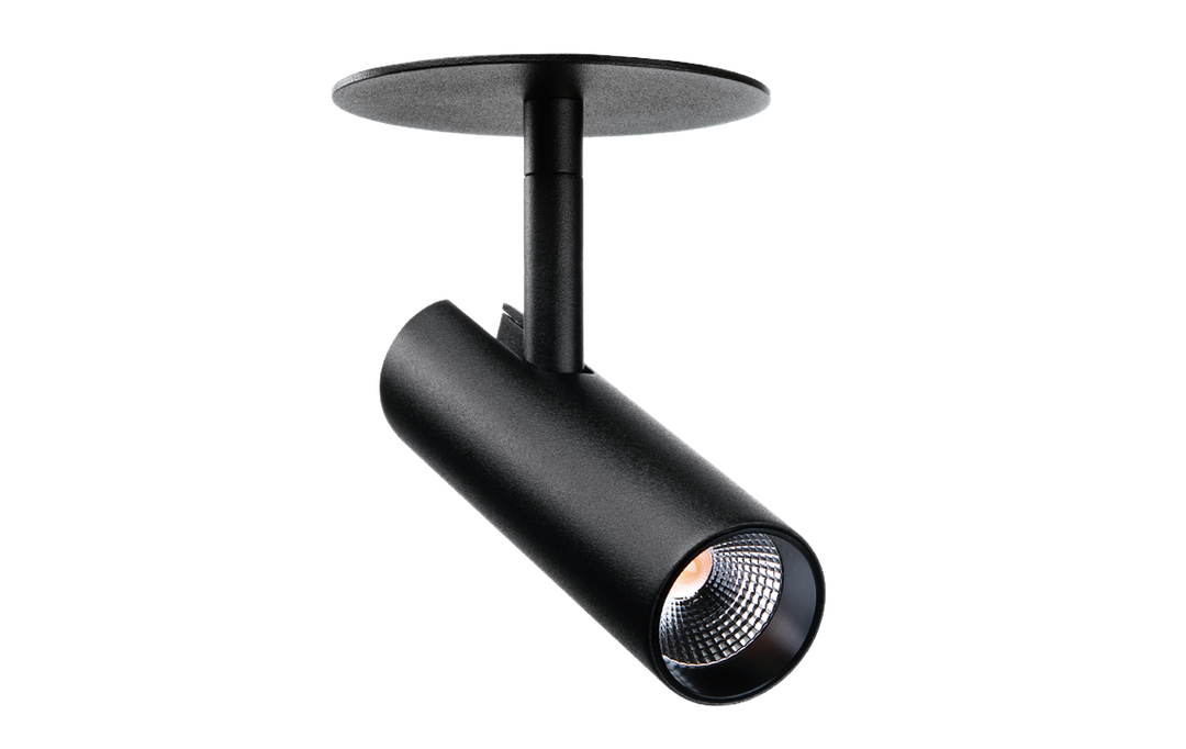 Tube Micro R takspot for innfelling 12W 2000-2800K dim to warm-Taklamper-Sg Armaturen As-Svart-3203149-Lightup.no