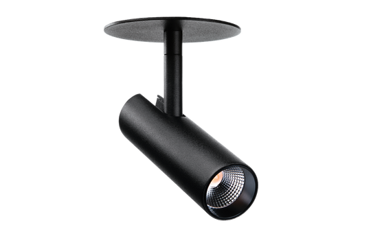 Tube Micro R takspot for innfelling 12W 2000-2800K dim to warm-Taklamper-Sg Armaturen As-Svart-3203149-Lightup.no