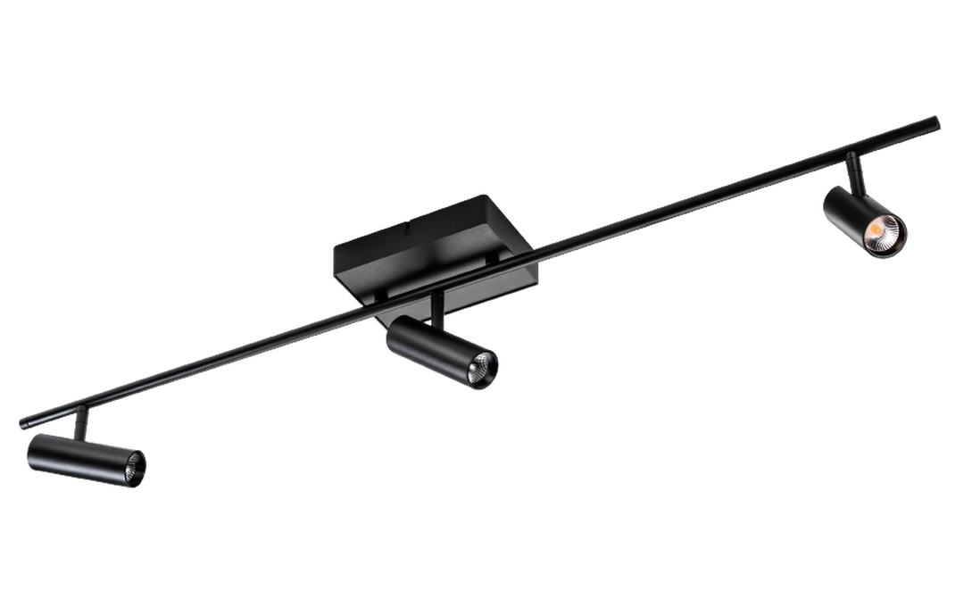 Tube Micro Track taklampe 18W 2700K Dimbar-Taklamper-Sg Armaturen As-Svart-3200343-Lightup.no