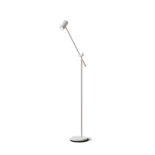 Tyson gulvlampe m/vipp-Gulvlamper-Belid-Hvit-3888068-Lightup.no