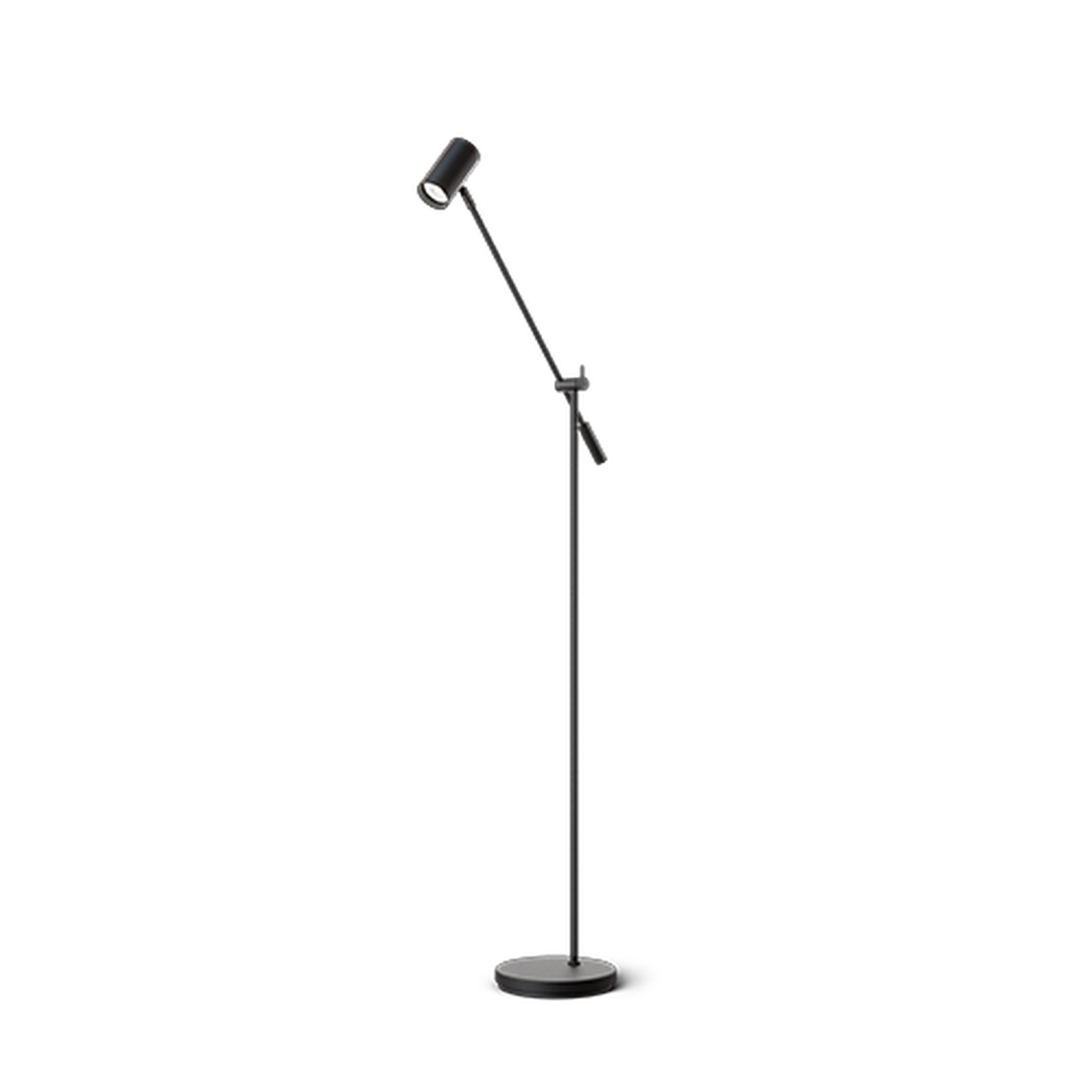 Tyson gulvlampe m/vipp-Gulvlamper-Belid-Svart-3888086-Lightup.no