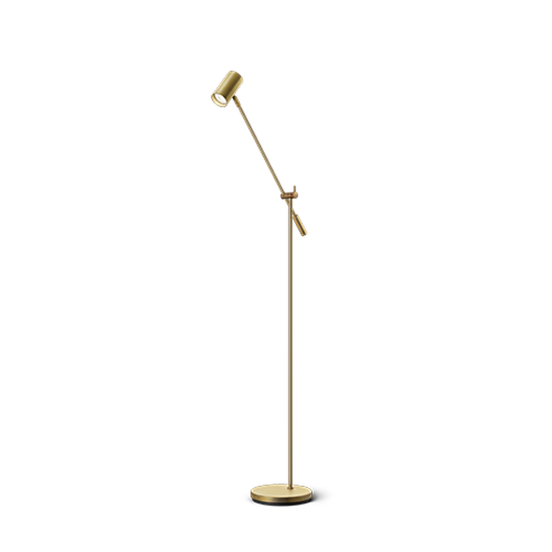 Tyson gulvlampe m/vipp-Gulvlamper-Belid-Messing-3888422-Lightup.no