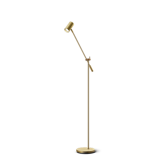 Tyson gulvlampe m/vipp-Gulvlamper-Belid-Messing-3888422-Lightup.no