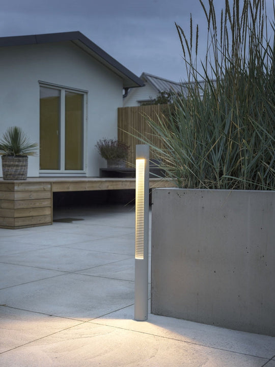 Udine pullert utendørs 97 cm 12W 3000K IP65 - Hvit-Utebelysning pullert-Konstsmide-Hvit-7537-250-Lightup.no