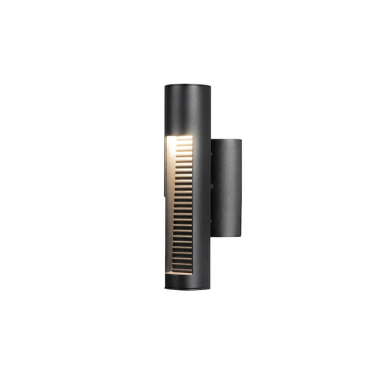 Udine vegglampe utendørs 12W 3000K IP44 - Svart-Utebelysning vegg opp og ned-Konstsmide-Svart-7536-750-Lightup.no
