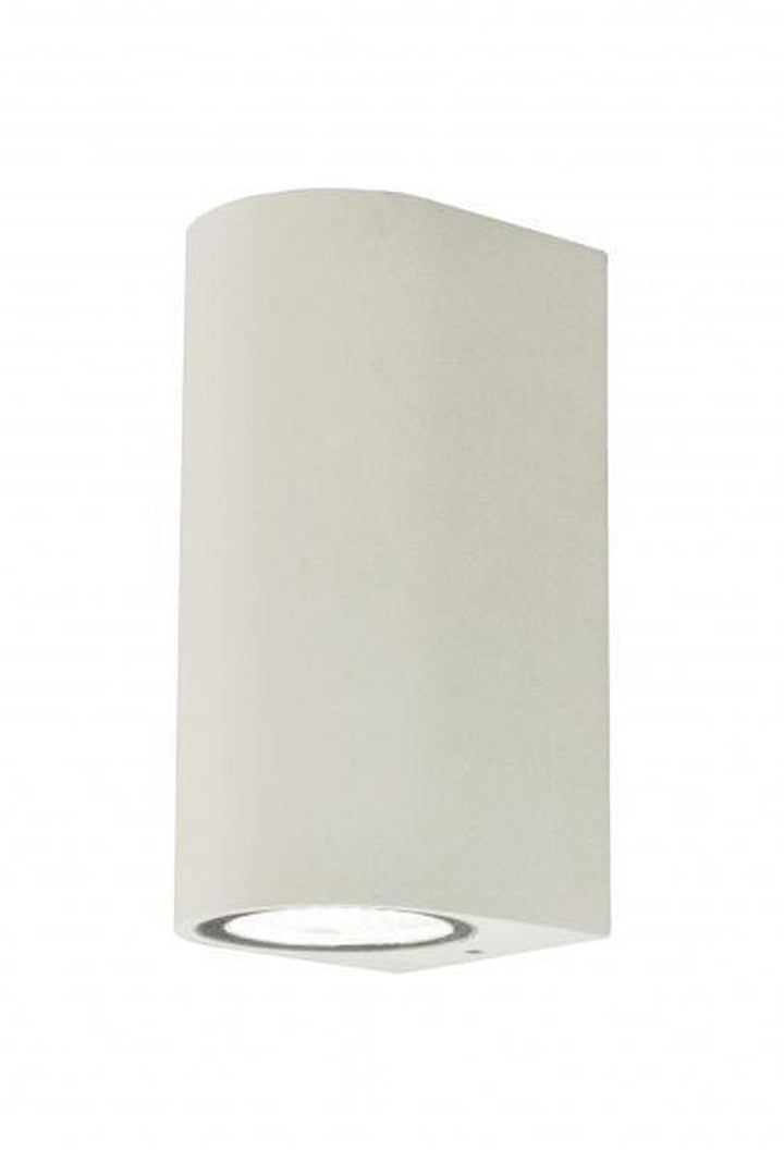 Union vegglampe opp/ned-Utebelysning vegg opp og ned-Aneta Lighting-Hvit-13621-01-Lightup.no