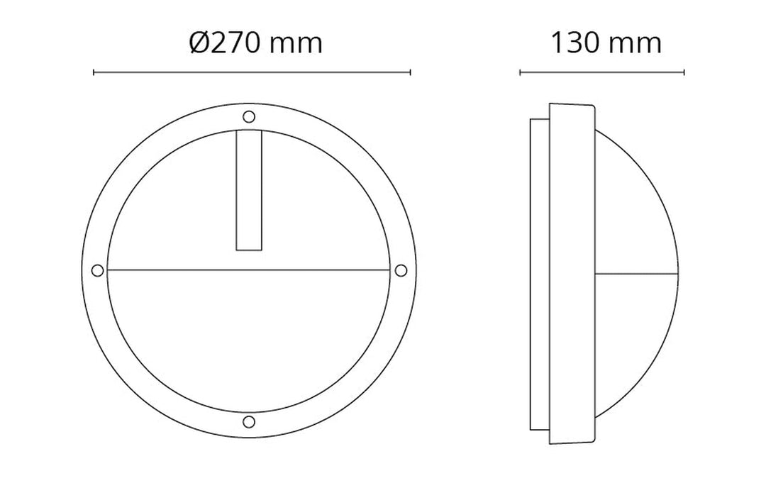 Uno vegglampe 11,5W LED 3000K IP65 Dimbar-Utebelysning vegg veggskjold-Sg Armaturen As-Svart-3104652-Lightup.no
