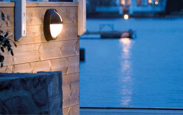 Uno vegglampe utendørs E27 IP65-Utebelysning vegg veggskjold-Sg Armaturen As-Svart-3104210-Lightup.no