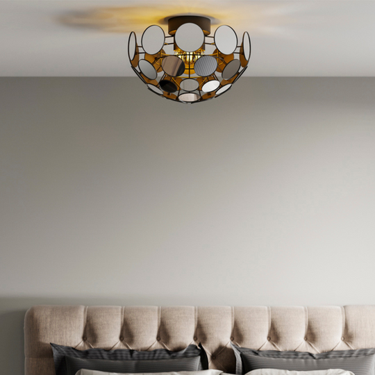 Vanita plafond 50 cm - Svart/Speil-Taklamper-By Rydens-Svart-Brs-4201990-7004-Lightup.no