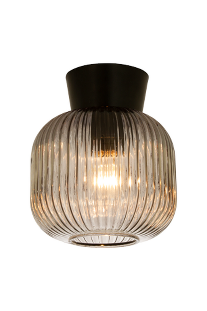 Vanja taklampe 20 cm-Taklamper-Aneta Lighting-Svart / Røyk-16912-15-Lightup.no