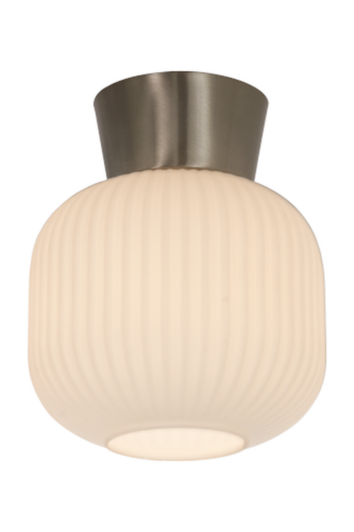 Vanja taklampe 20 cm-Taklamper-Aneta Lighting-Stål / Opal-16912-90-Lightup.no